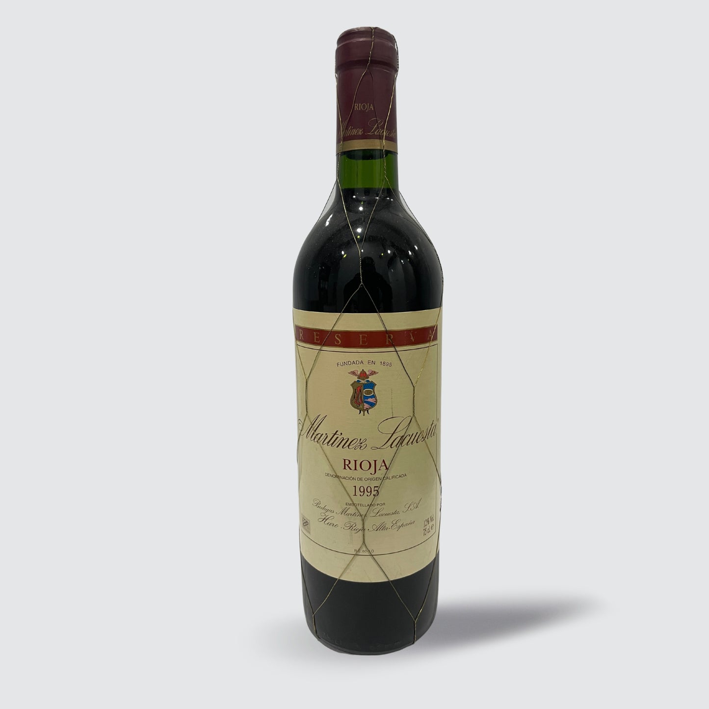 Martinez Lacuesta Reserva 1995 Rioja Old Vintage Red Wine