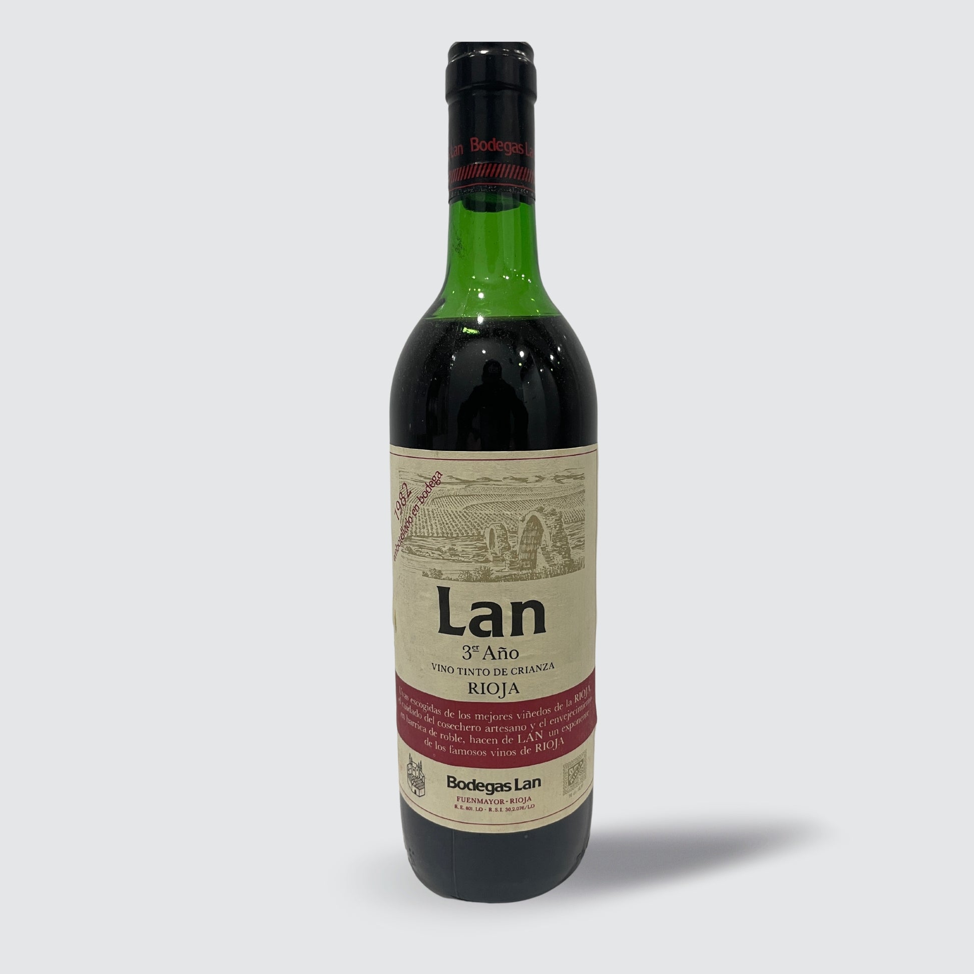 Bodegas LAN 3 Ano 1982 Rioja Old Vintage Red Wine