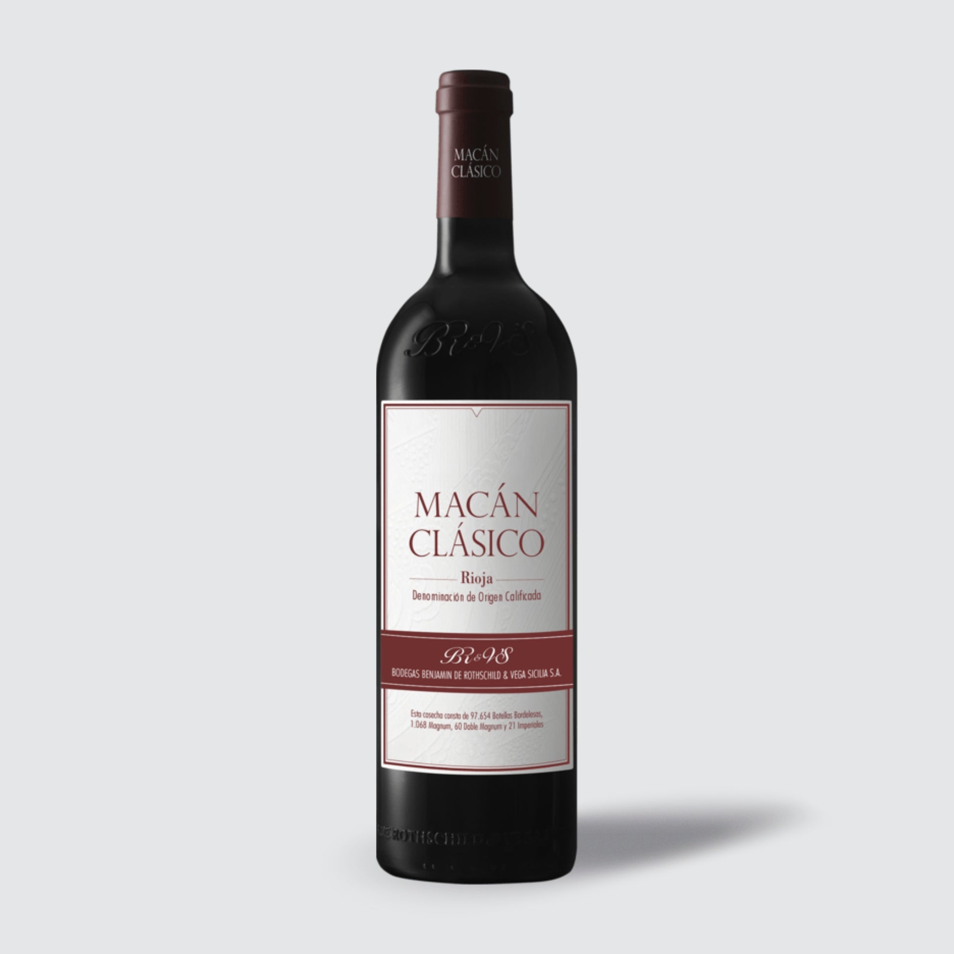 Vega Sicilia and Benjamin de Rothschild Macan Clasico Rioja Red Wine