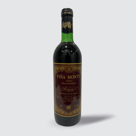 Montecillo Monty Gran Reserva 1982 rioja old vintage red wine