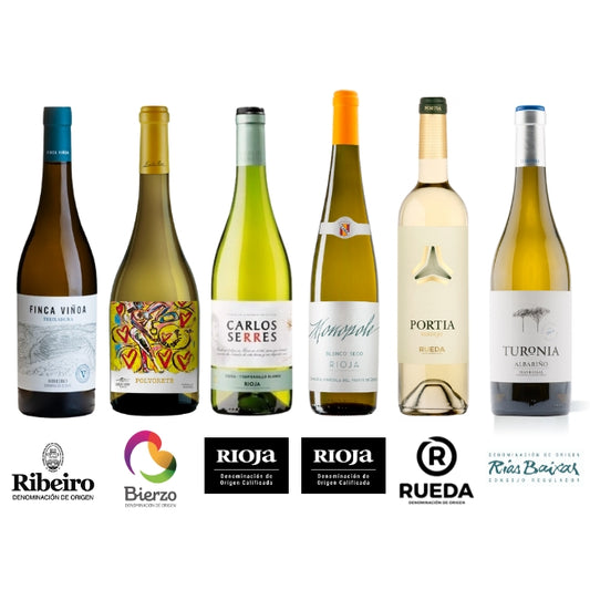 spanish white wines curated case