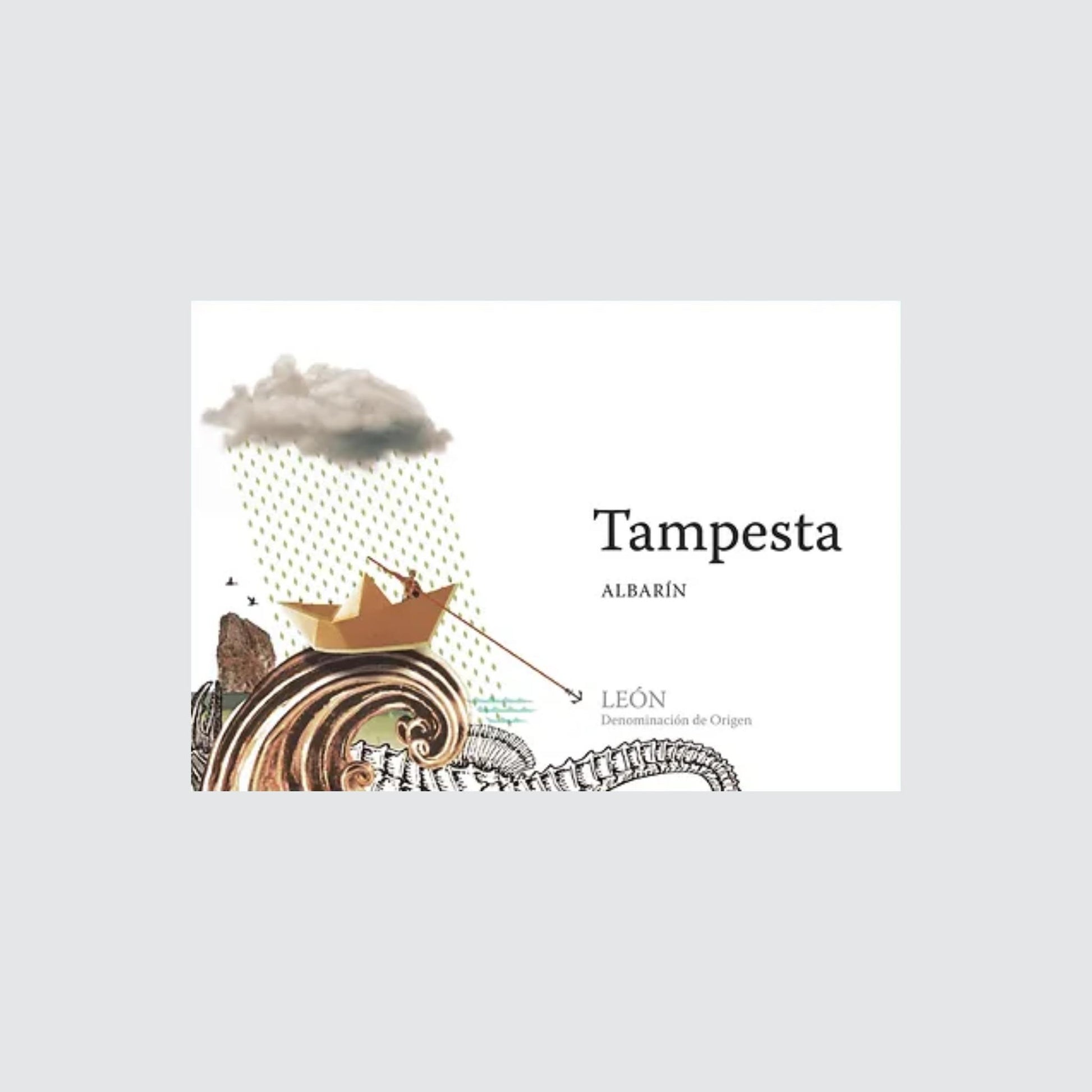 Bodegas Tampesta Albarin Blanco White wine 2020 do leon label